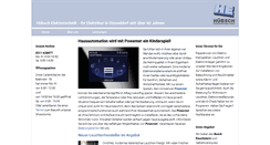 Desktop Screenshot of huebsch-elektrotechnik.de
